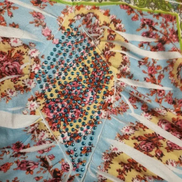 Live And Let Live Sublimation Shirt Small Embellished GUC - Picture 6 of 8